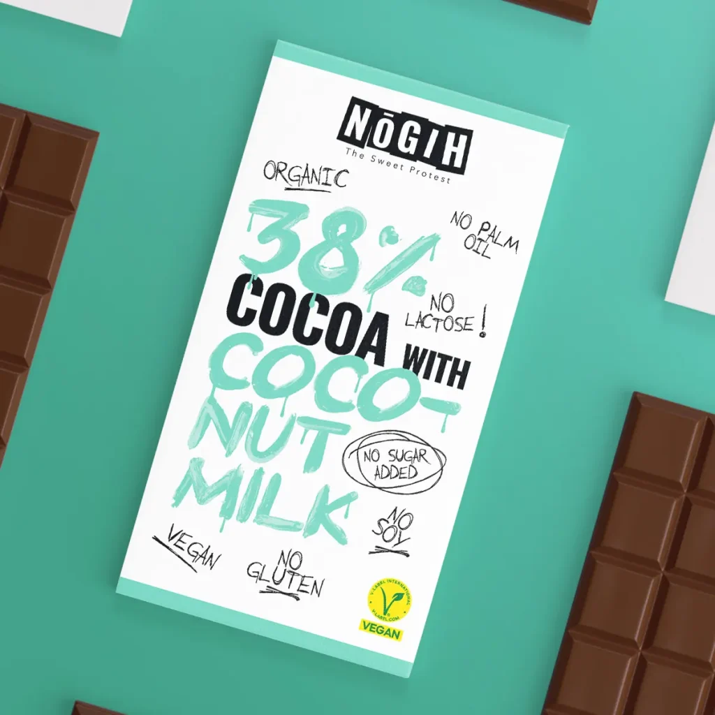 Nogih Chocolates - Milk Chocolate with Coconut Milk