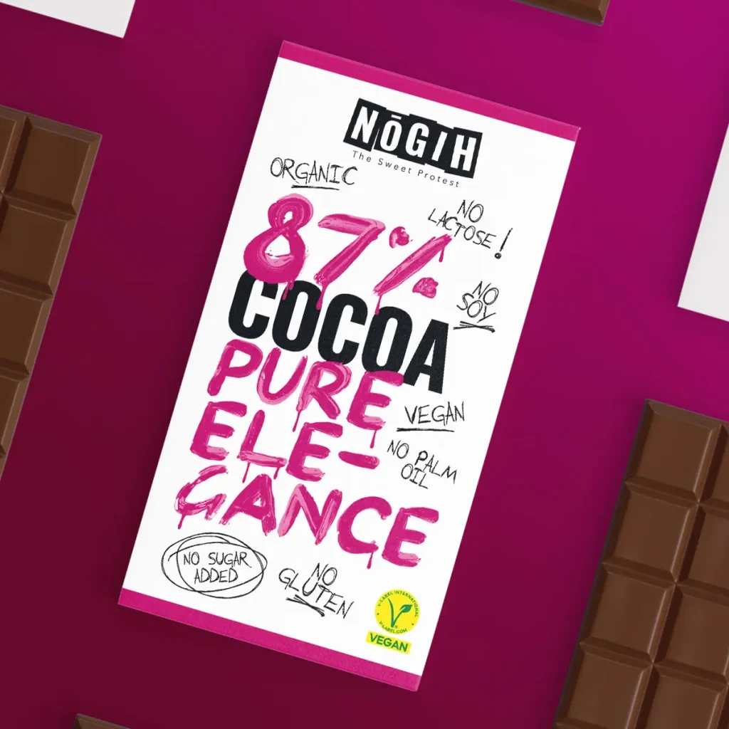 Nogih Chocolates - 87% Cocoa Pure Elegance