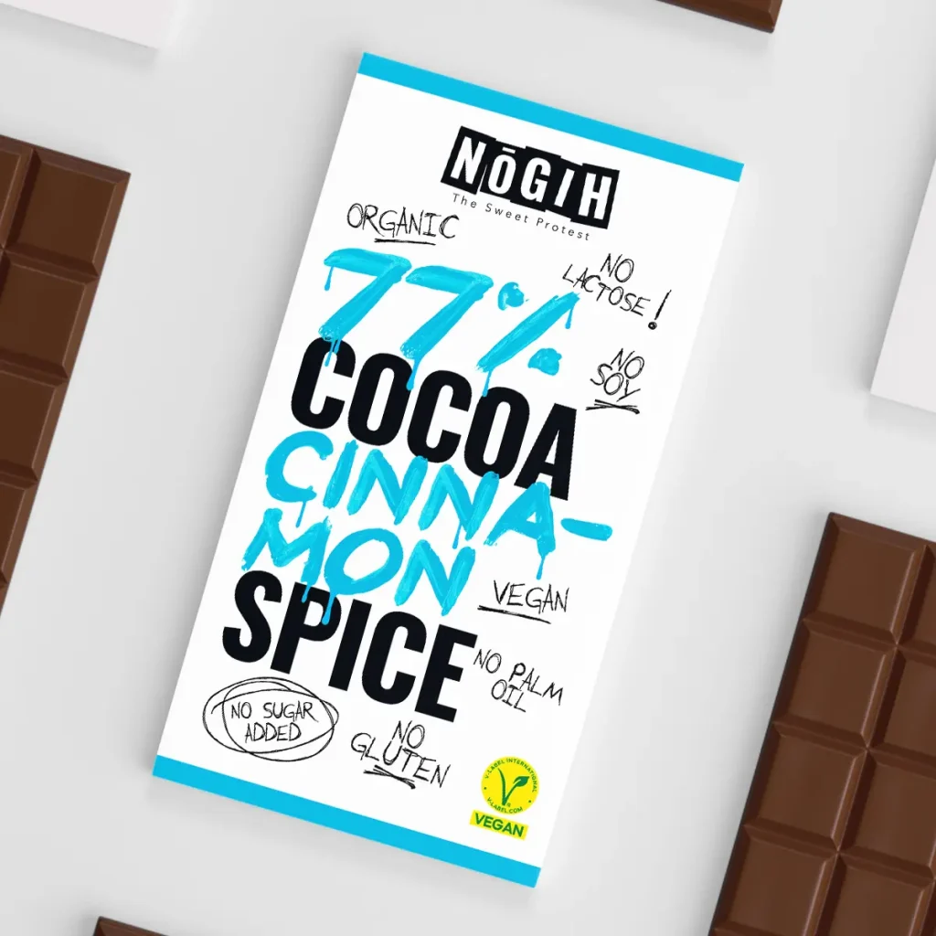 Nogih Chocolates - 77% Cocoa Cinnamon Spice