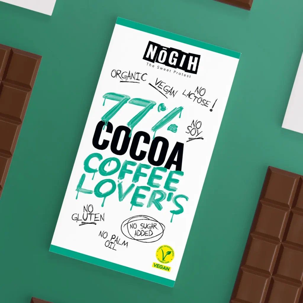 Nogih Chocolates - 77% Cocoa Coffee Lover's